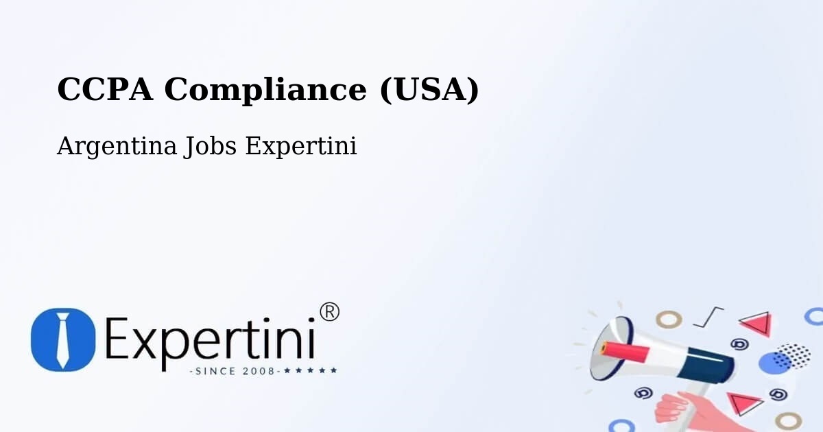CCPA Privacy Rights & Compliance Notice – Departamento De Robles - Argentina Jobs Expertini