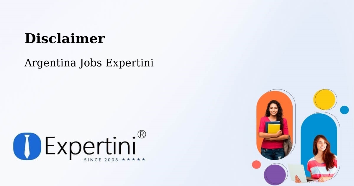 Disclaimer – Departamento De Robles - Argentina Jobs Expertini