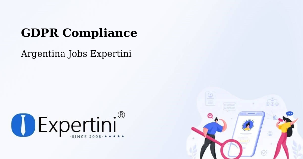 EU GDPR Compliance Statement – Departamento De Robles - Argentina Jobs Expertini