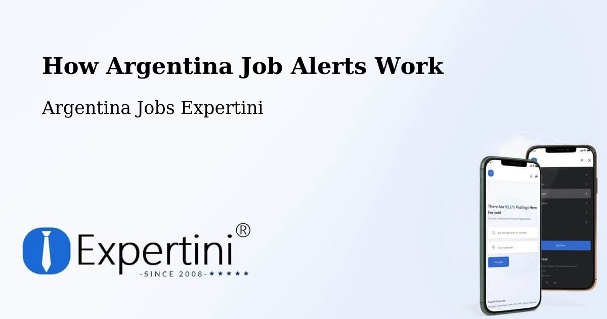 Job Alert System Overview – Departamento De Robles - Argentina Jobs Expertini