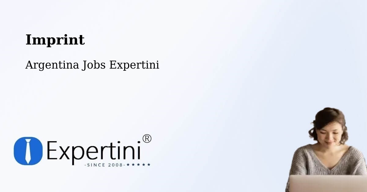 Imprint – Departamento De Robles - Argentina Jobs Expertini