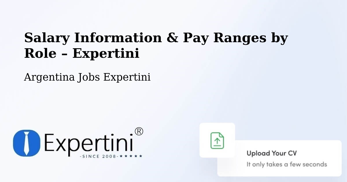 Salary Information & Pay Ranges – Departamento De Robles - Departamento De Robles, Argentina Jobs Expertini