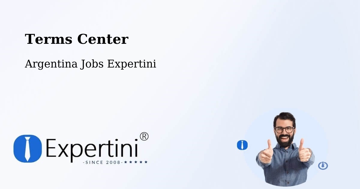 Terms of Service – Departamento De Robles - Argentina Jobs Expertini